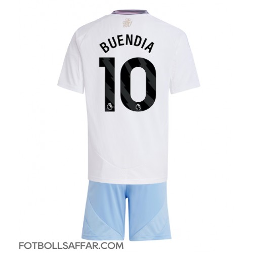 Aston Villa Emiliano Buendia #10 Bortadräkt Barn 2024-25 Kortärmad (+ Korta byxor)